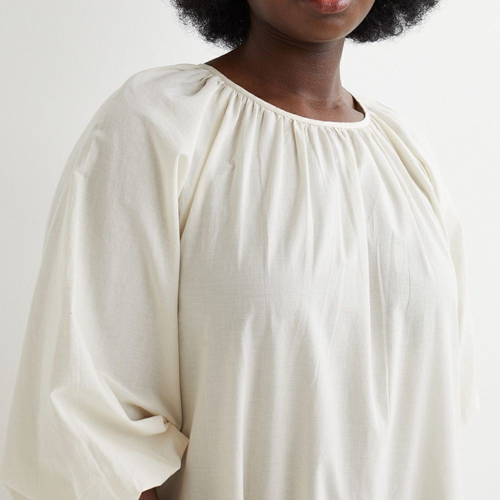 H&M Broderie Anglaise Dress Embroidered New - Picture 5 of 10